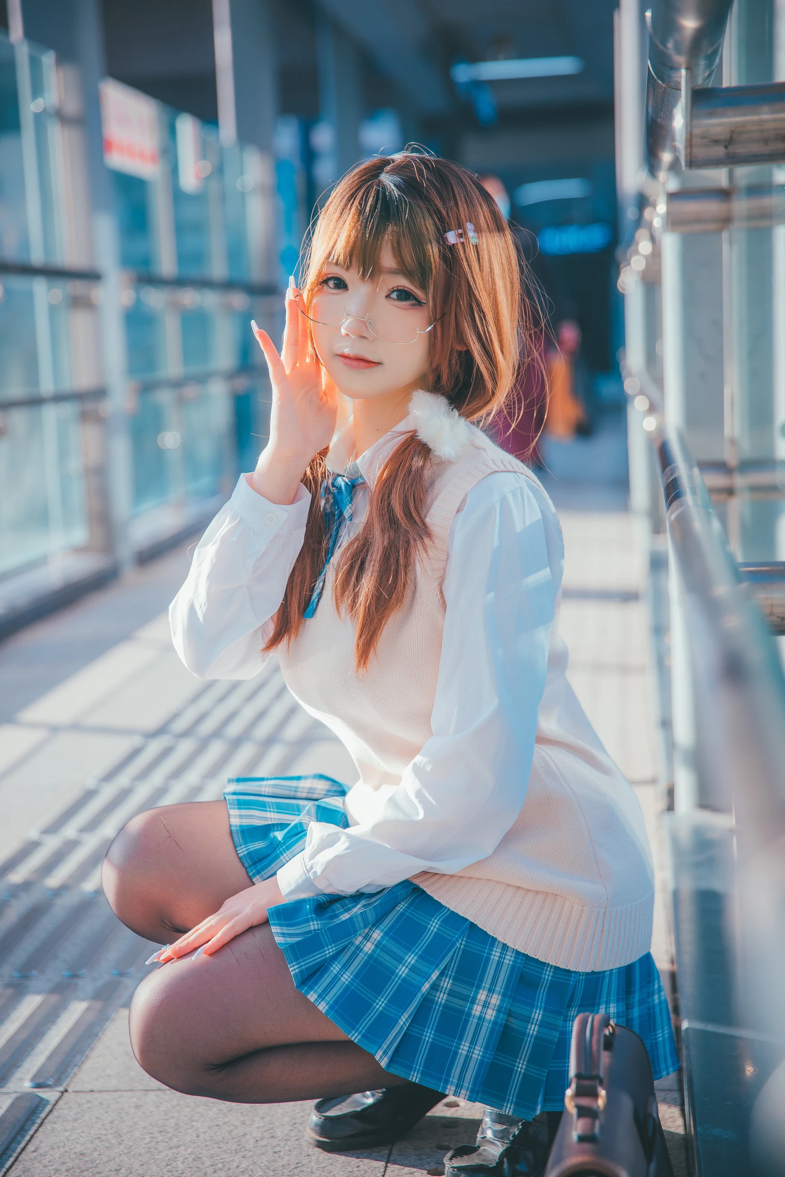 Cos小姐姐雪琪---JK夕阳-[25P-355MB]-9.webp